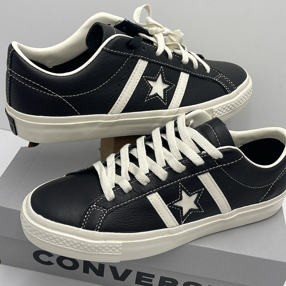 Converse Men’s ONE STAR ACADEMY PRO OX
BLACK/EGRET/EGRET A08501C Sneakers - Picture 10 of 16